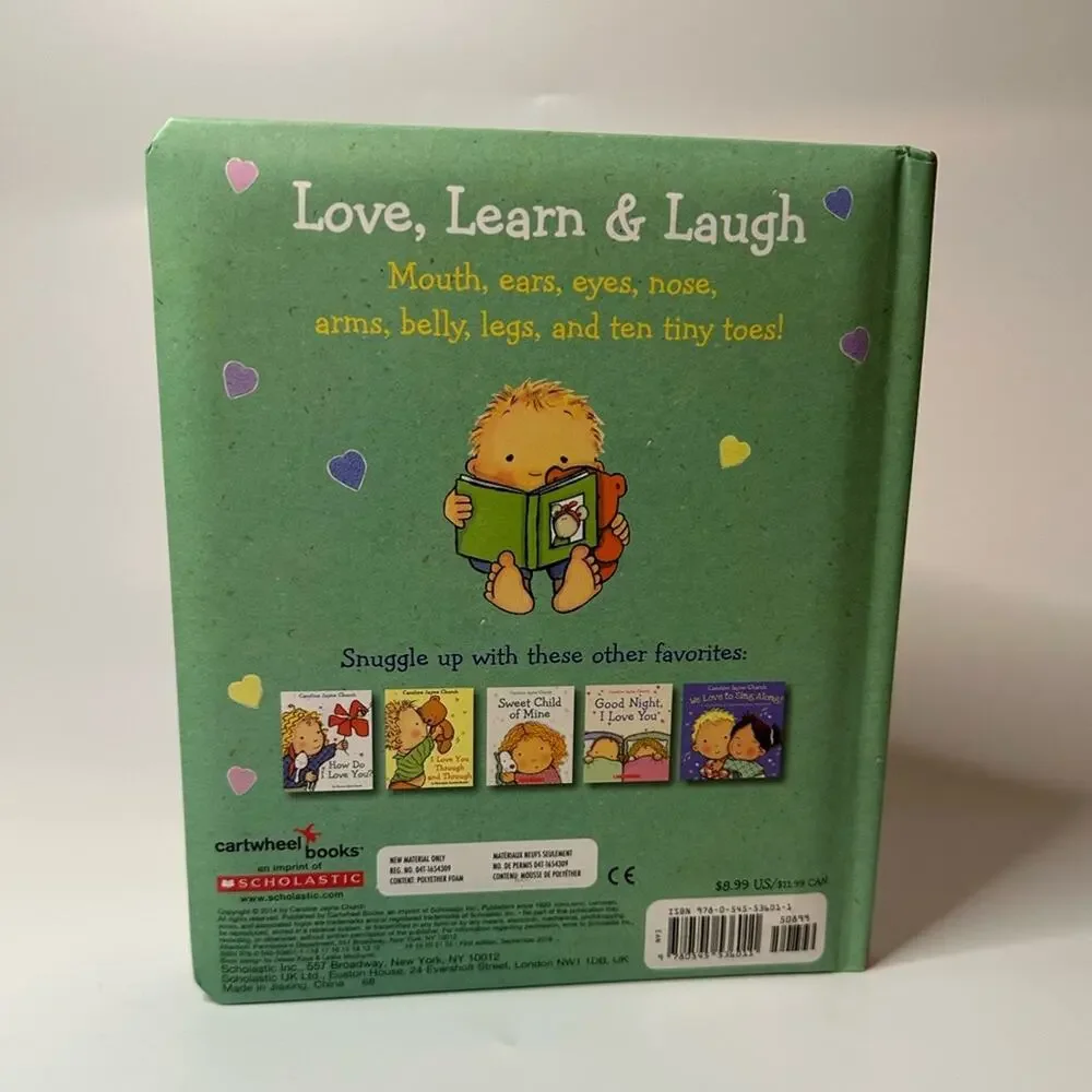 Ten Tiny Toes Board Book by Caroline Jane Church